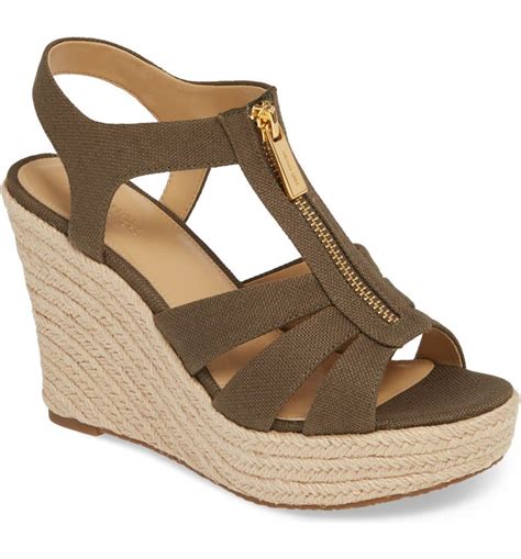 michael kors berkley olive|Michael Kors womens Berkley Sandal .